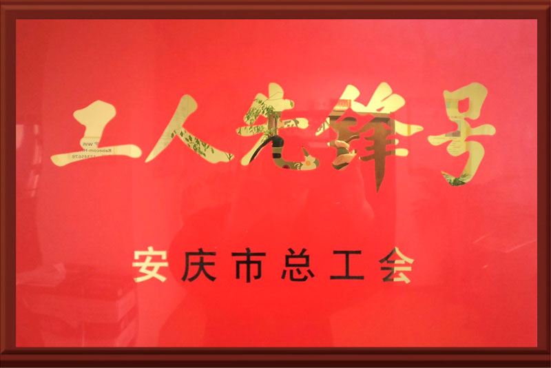 安庆市总工会“工人先锋号”
